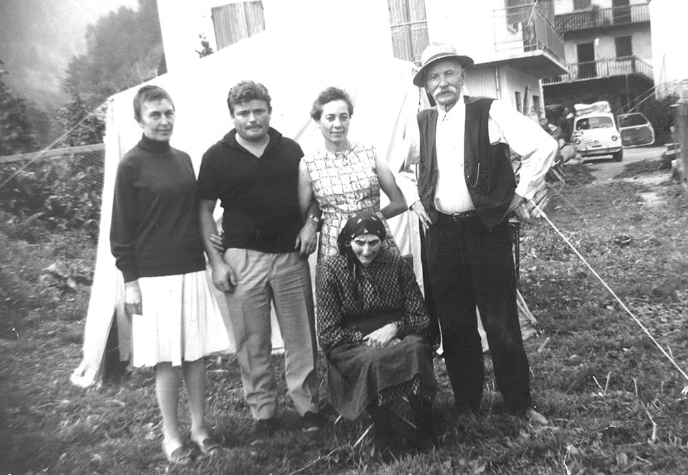 Vincent Berguet con la sua famiglia. Collezione Berguet